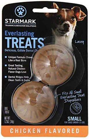 StarMark Everlasting Small Dog Treat Hard Chew Chicken Flavored 2-Count - 2-Pack