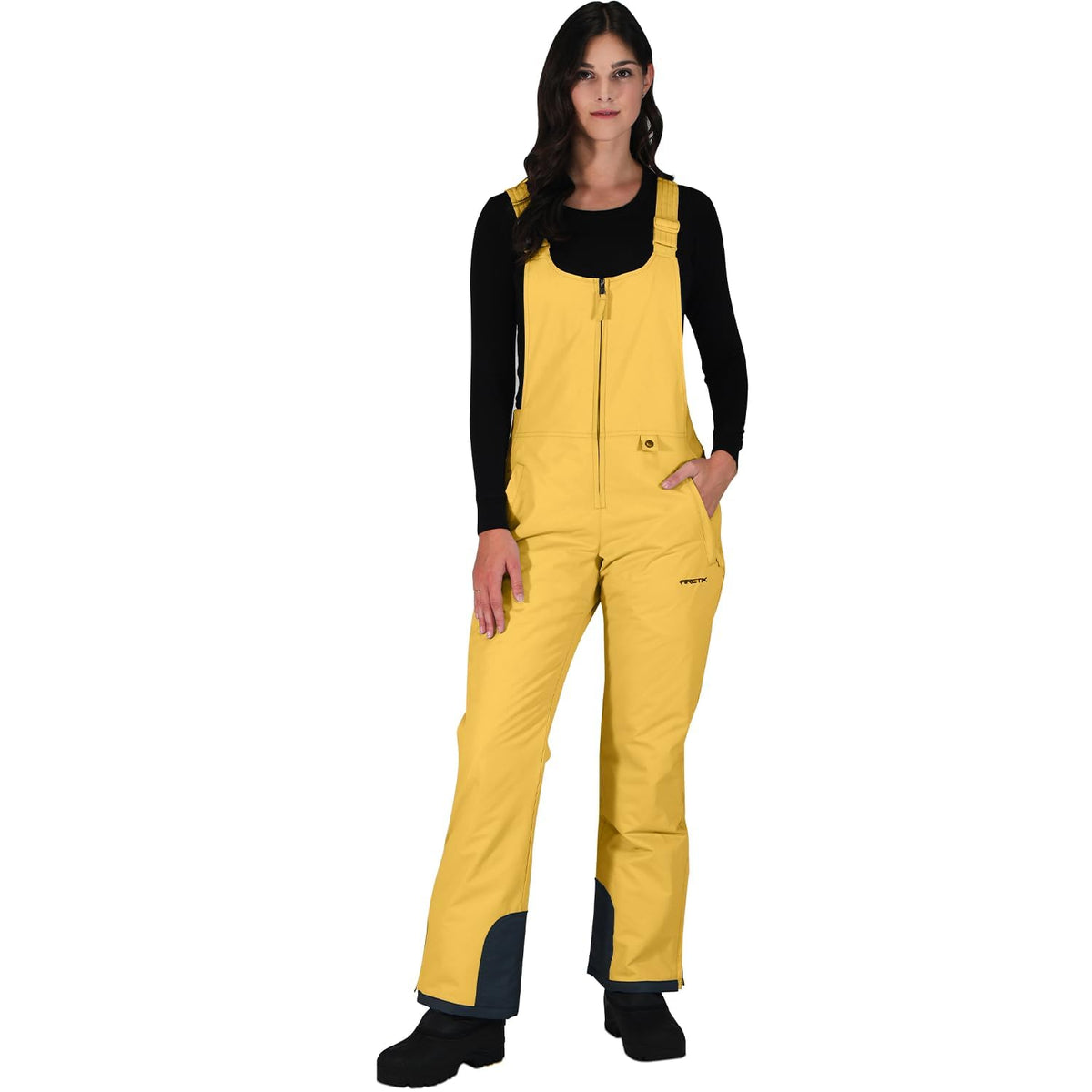 Arctix Women's Essential Insulated Bib Overalls, Bamboo Yellow, X-Large