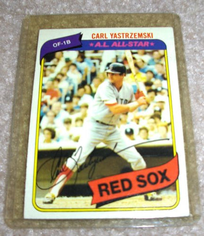 1980 Topps Carl Yastrzemski #720 MLB Baseball Card