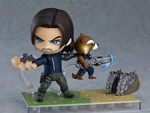 Avengers: Infinity War: Winter Soldier Infinity Edition (Deluxe Version) Nendoroid Action Figure, Multicolor