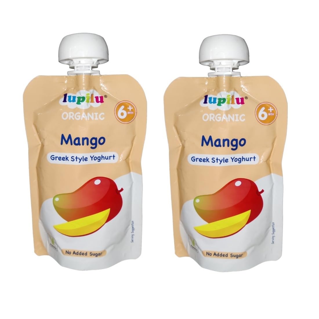 2x Lupilu Mango Greek Style Yogurt 6+ Months 90g