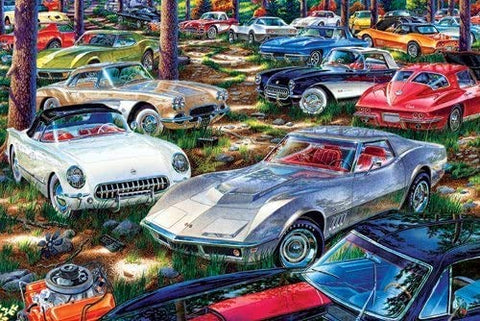 TDC Games World's Smallest Jigsaw Puzzle - Corvette Dreams