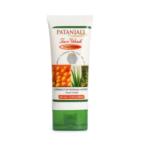 patanjali Orange Aloevera Face Wash, 60 Grams (1)