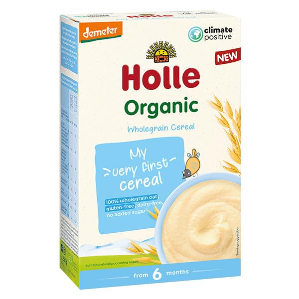 Holle Organic Wholegrain Cereal Oat gluten-free, pack of 6