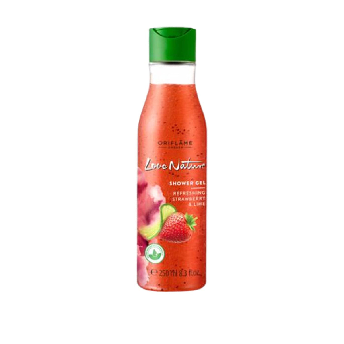 Oriflame Love Nature Exfoliating Shower Gel Refreshing Strawberry & Lime 250ml-32610