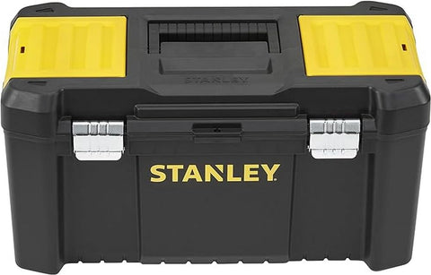 STANLEY STST1-75521 Essential 19 Toolbox with Metal latches, Black/Yellow, Inch