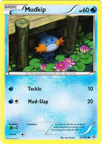 Pokemon - Mudkip (33/160) - XY Primal Clash