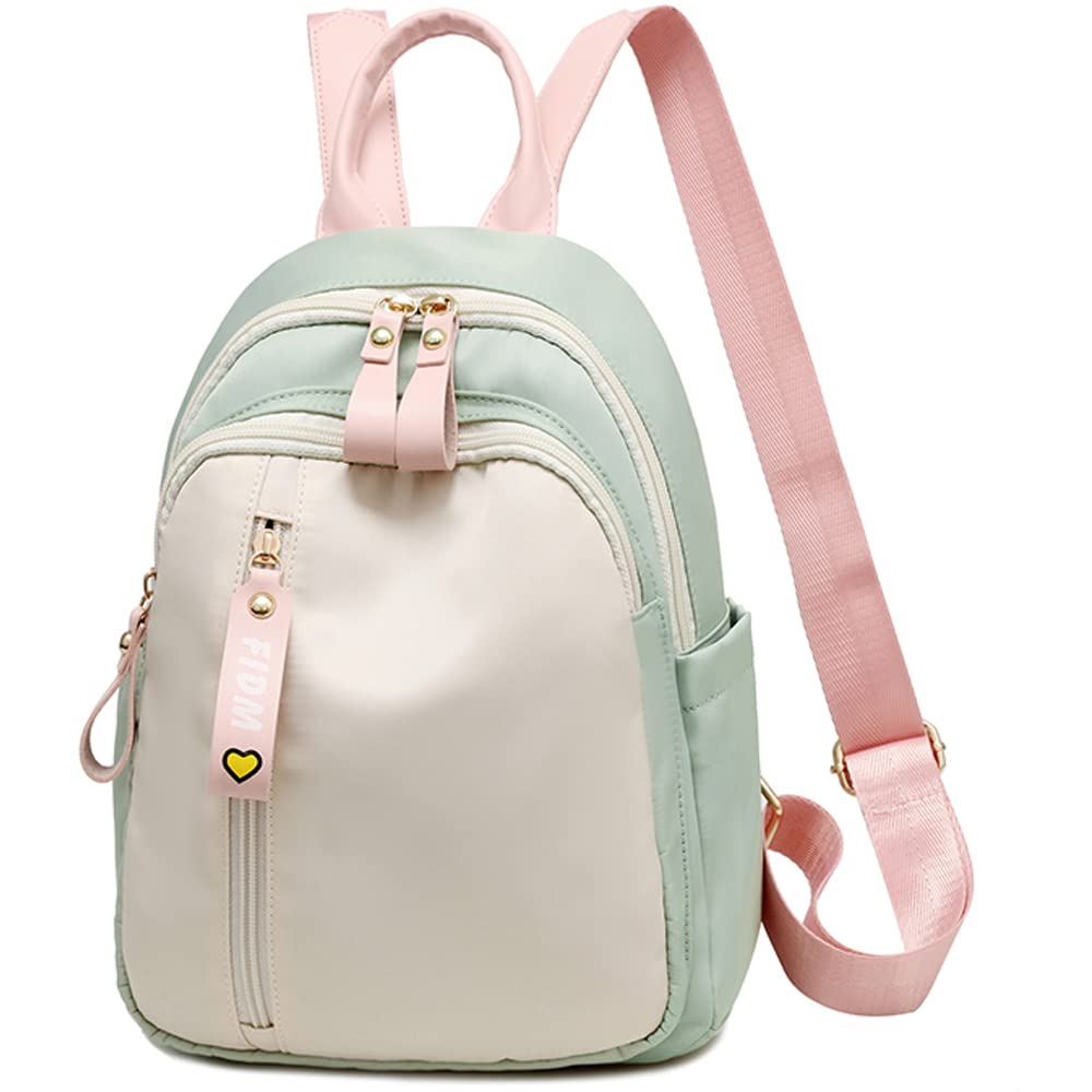 zhongningyifeng Backpack for Women Small, Mini Nylon Travel Backpack Purse, Shoulder Bag Cute Lightweight for Ladies