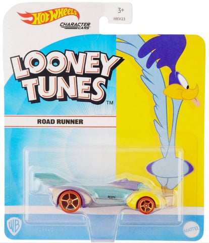 Hot Wheels Character Cars 1:64 Scale Looney Tunes (Road Runner 6/7)