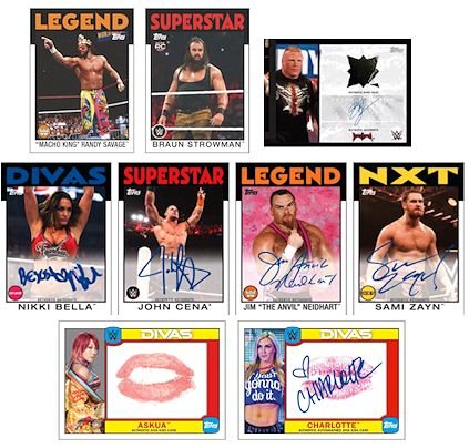 2016 Topps WWE Heritage Wrestling HOBBY box (24 pk)