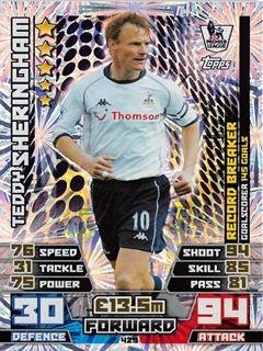 Match Attax 2014/2015 Teddy Sheringham Record Breaker 14/15