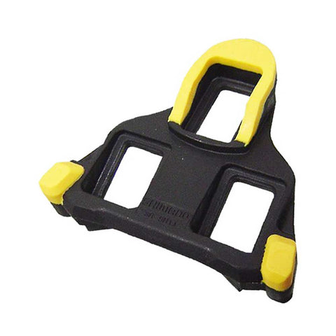 Bike Cleats Compatible with Shimano, Cycling Pedals Cleat for SPD SL Cleats 6 Degree Float - Indoor Outdoor Road Bicycle Cleat Set, Yellow