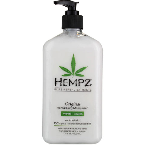 Hempz Body Moisturizer Original 17 Ounce Pump (500ml) (Pack of 2)