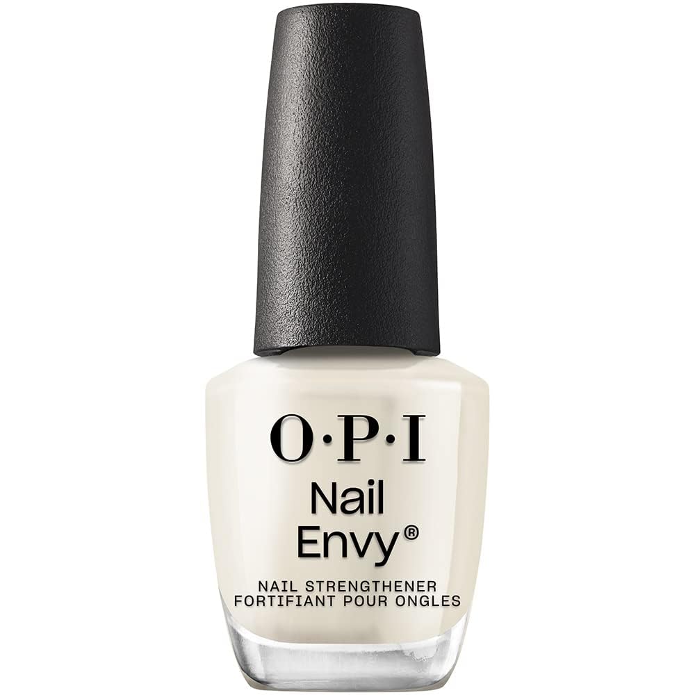 OPI Nail Envy, Nail Strengthening Treatment, Stronger Nails in 1 Week, Vegan Formula*, Clear, 0.5 fl oz