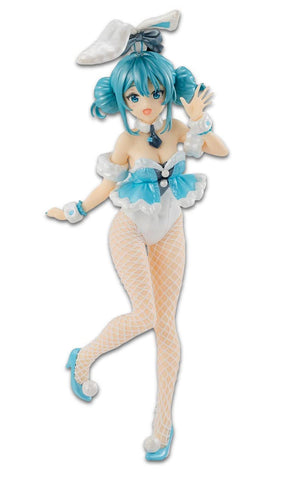 Furyu Hatsune Miku (White Bunny Pearl Color Version) BiCute Bunnies PVC Figure, Multicolor