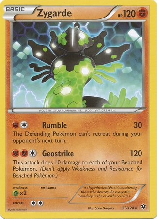 Pokemon - Zygarde (53/124) - XY Fates Collide