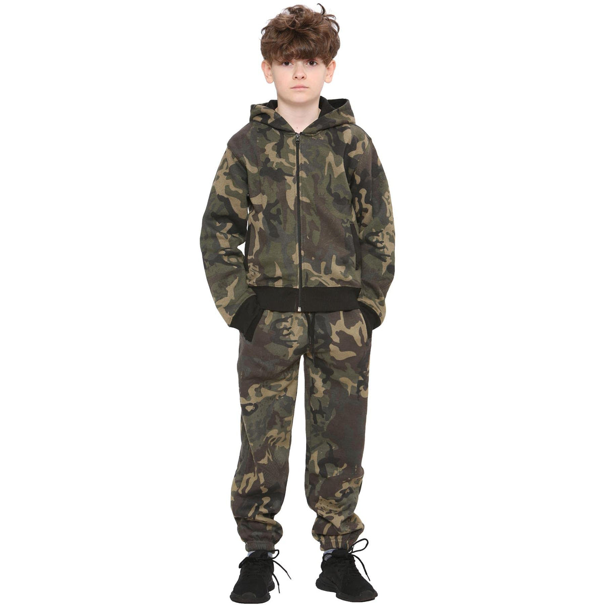 A2Z 4 Kids® Kids Tracksuit Boys Girls Designer's Camouflage Print - T.S A2Z Camo Green 11-12