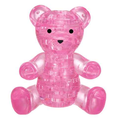 BePuzzled | Teddy Bear Original 3D Crystal Puzzle, Ages 12 and Up