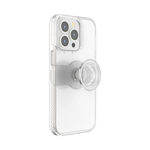 PopSockets: iPhone 13 Pro Case with Phone Grip and Slide, Phone Case for iPhone 13 Pro - Clear