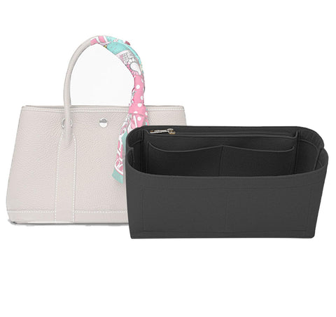 Lckaey purse organizer insert for garden party 30 insert organizer bag garden party 30 36 tote 2035Gray-black-M