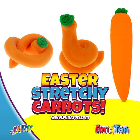 JA-RU Squishy Carrot Fidget Toy (12 Carrot Toys) Super Stretchy Jumbo Mochi Carrot Squishies for Kids & Adults. Stress & Anxiety Relief Therapy Autism Sensory Toys. Bulk Food Party Favors. 3342-12p