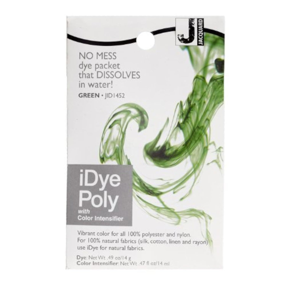 Jacquard iDye Poly Synthetic Fiber Fabric Dye Green