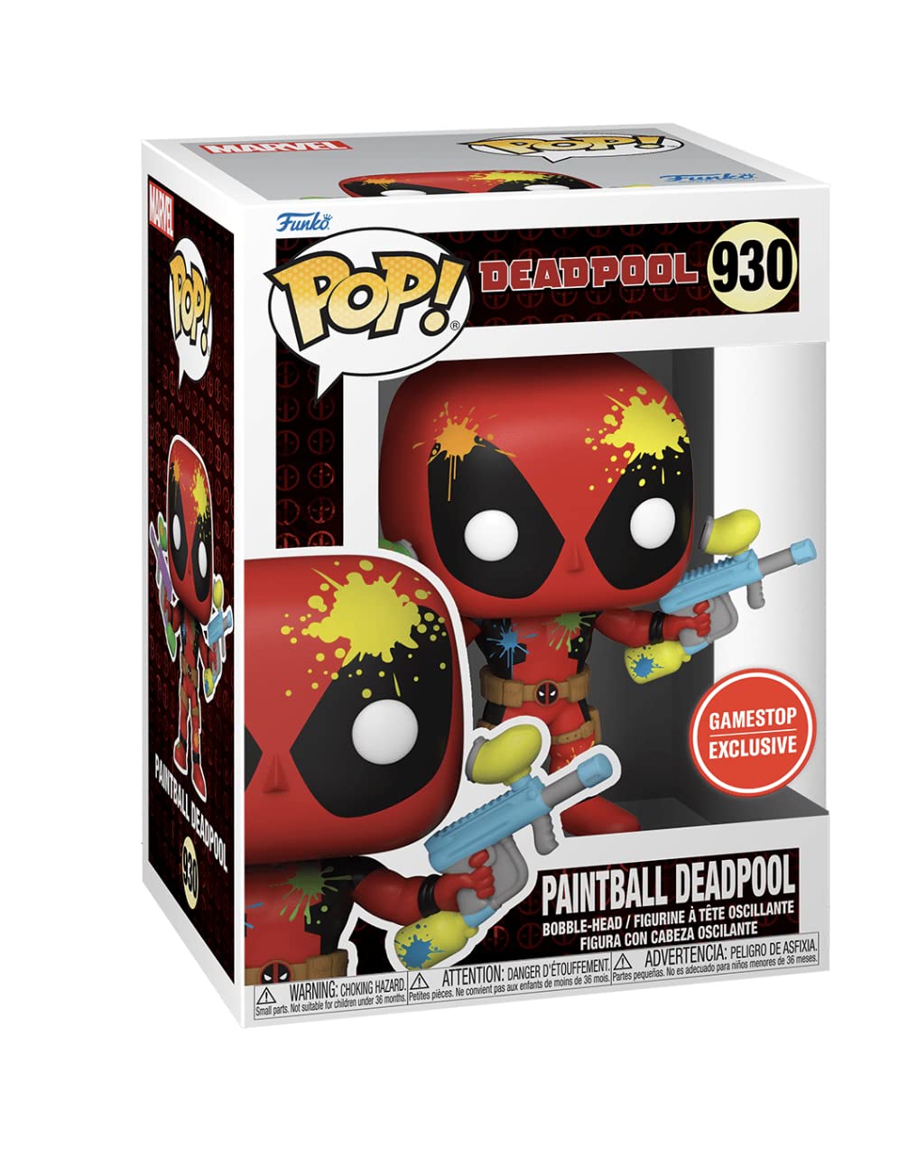 Funko POP! Marvel: Paintball Deadpool Only at GameStop