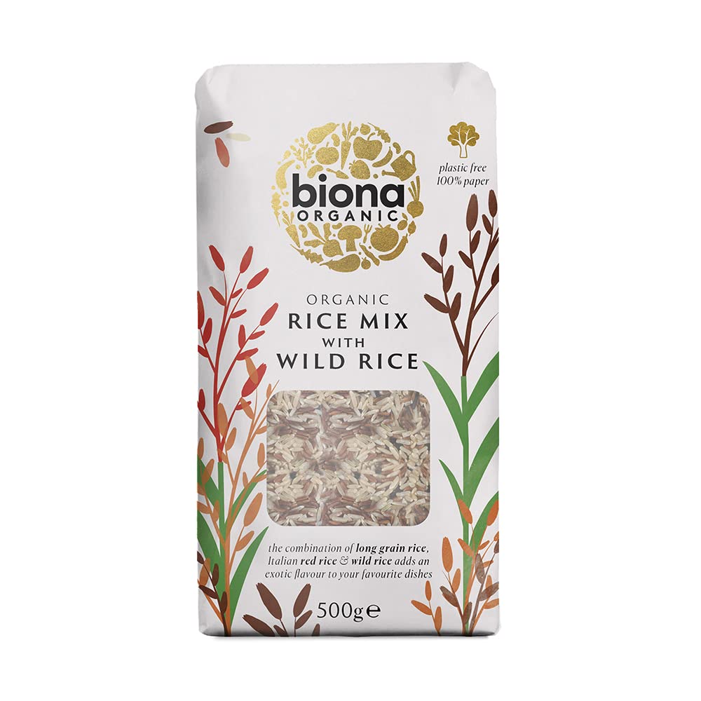 Biona Organic Wild Rice Mix, 500g