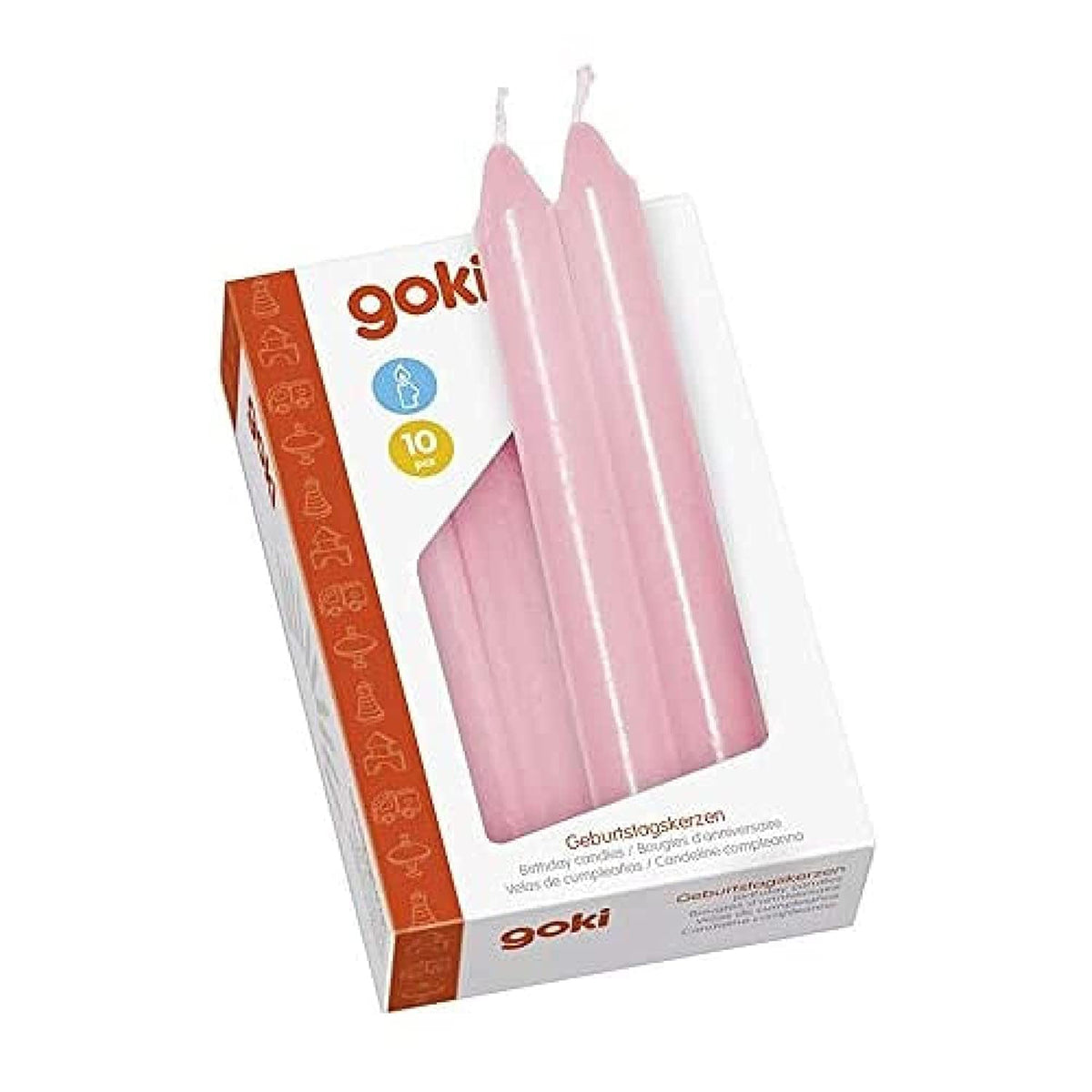 GoKi 15426 Set Of Birthday Candles (For Gk 106, Gk 108, 55985, 60975), Pink