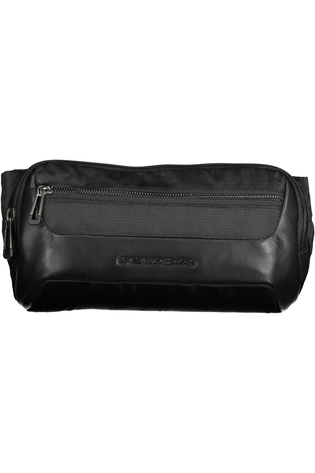 Piquadro Waistpack Macbeth Men Bum Bag Leather And Fabric Black