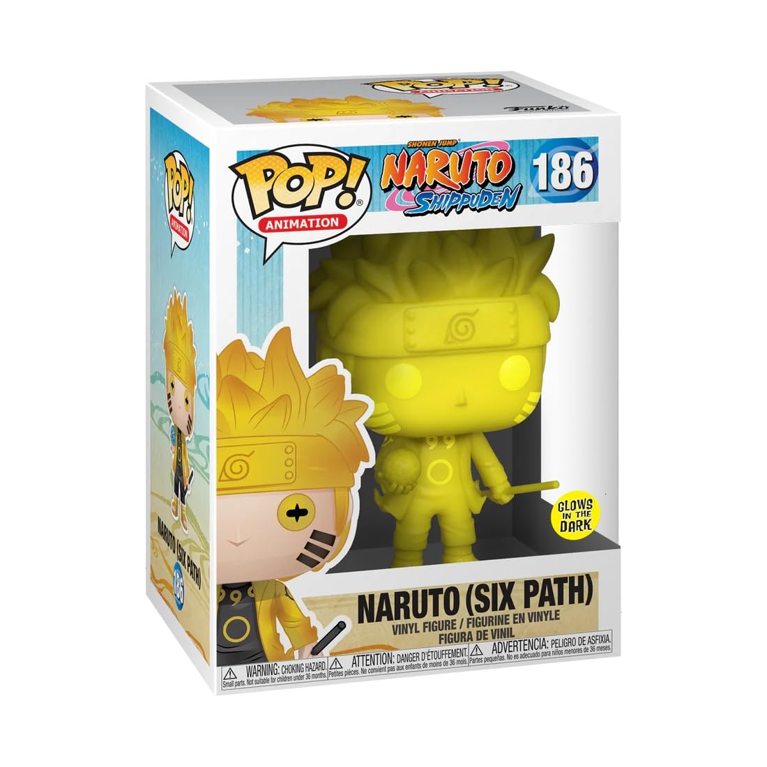 Funko 12999 - Naruto Shippuden, Pop Vinyl Figure 186 Naruto Six Paths Limited