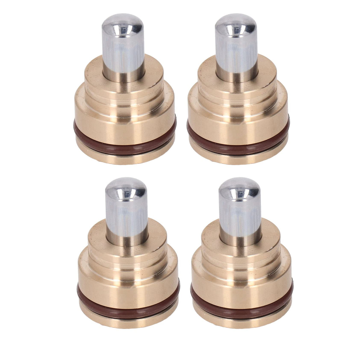 Joystick Pusher Control Valve,4Pcs Joystick Pusher Control Valve Standard Size Easy Installation Excavator Handle Control Valve for CAT