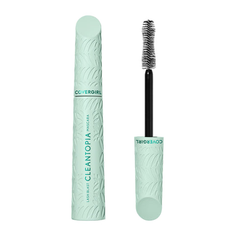 Covergirl Lash Blast Cleantopia Mascara, Volumizing, Smudge-Proof, Vegan Formula, Extreme Black 800, 0.32oz