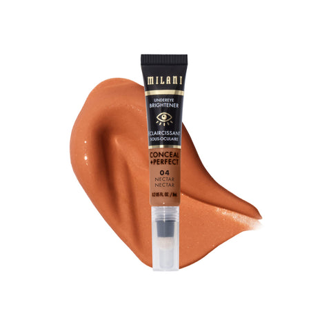 Milani Conceal + Perfect Undereye Brightener for Treating Dark Circles, Face Lift Collection - Nectar