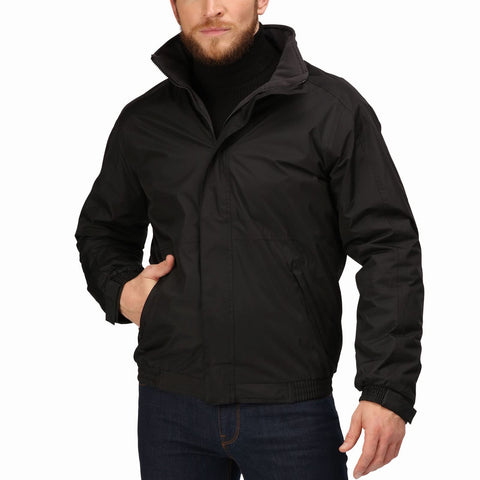 Regatta Professional Mens Dover Fleece Lined Bomber Jacket - Black - M