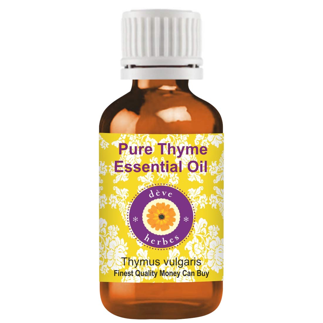 Deve Herbes Pure Thyme Essential Oil (Thymus vulgaris)ÃƒÆ’Ã†â€™Ãƒâ€ Ã¢â‚¬â„¢ÃƒÆ’Ã‚Â¢ÃƒÂ¢Ã¢â‚¬Å¡Ã‚Â¬Ãƒâ€¦Ã‚Â¡ÃƒÆ’Ã†â€™ÃƒÂ¢Ã¢â€šÂ¬Ã…Â¡ÃƒÆ’Ã¢â‚¬Å¡Ãƒâ€šÃ‚Â Steam Distilled 30ml