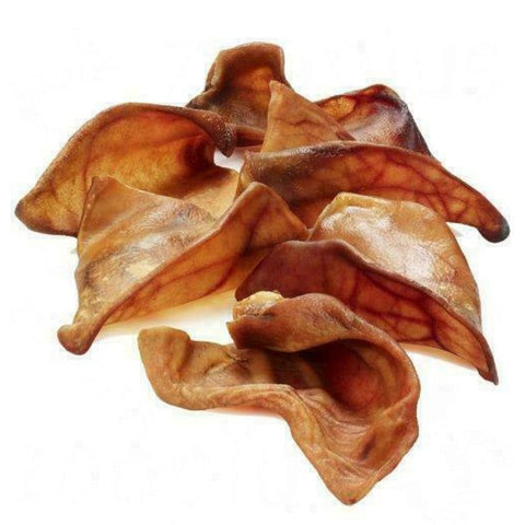 Express Pet Supplies 20 x Extra Large Pigs Ears Dog Treat Chew - 1kg