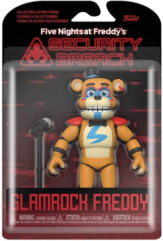 Five Nights at Freddy's Security Breach Funko 5 Inch Action Figure, Glam Rock Freddy / FIVE NIGHTS AT FREDDY'S : SECURITY BREACH 2020 FUNKO GLAMROCK FREDDY Overseas Game Horror App FNAF