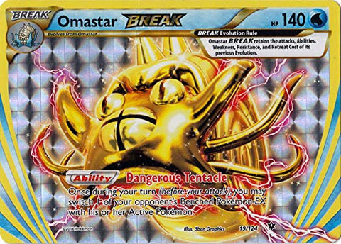 Pokemon - Omastar Break (19/124) - XY Fates Collide - Holo