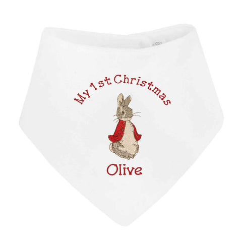 BabyÃƒÆ’Ã†â€™Ãƒâ€ Ã¢â‚¬â„¢ÃƒÆ’Ã¢â‚¬Å¡Ãƒâ€šÃ‚Â¢ÃƒÆ’Ã†â€™Ãƒâ€šÃ‚Â¢ÃƒÆ’Ã‚Â¢ÃƒÂ¢Ã¢â‚¬Å¡Ã‚Â¬Ãƒâ€¦Ã‚Â¡ÃƒÆ’Ã¢â‚¬Å¡Ãƒâ€šÃ‚Â¬ÃƒÆ’Ã†â€™Ãƒâ€šÃ‚Â¢ÃƒÆ’Ã‚Â¢ÃƒÂ¢Ã¢â‚¬Å¡Ã‚Â¬Ãƒâ€¦Ã‚Â¾ÃƒÆ’Ã¢â‚¬Å¡Ãƒâ€šÃ‚Â¢s Peter Rabbit Personalised My 1st Christmas Bandana Bib