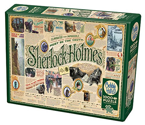 Cobble Hill 1000 Piece Puzzle - Sherlock - Sample Poster Included