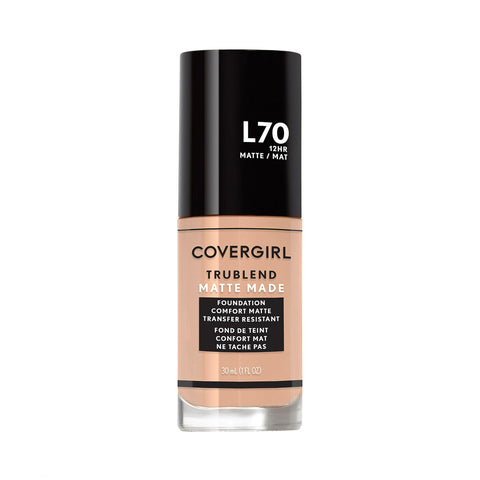 COVERGIRL TruBlend Matte Made Liquid Foundation, Natural Ivory, 1 Fl Oz (Pack of 1)