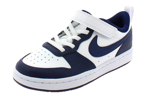 Nike Boy's Basketball Shoe, White Blue Void Signal Blue, 5.5 us