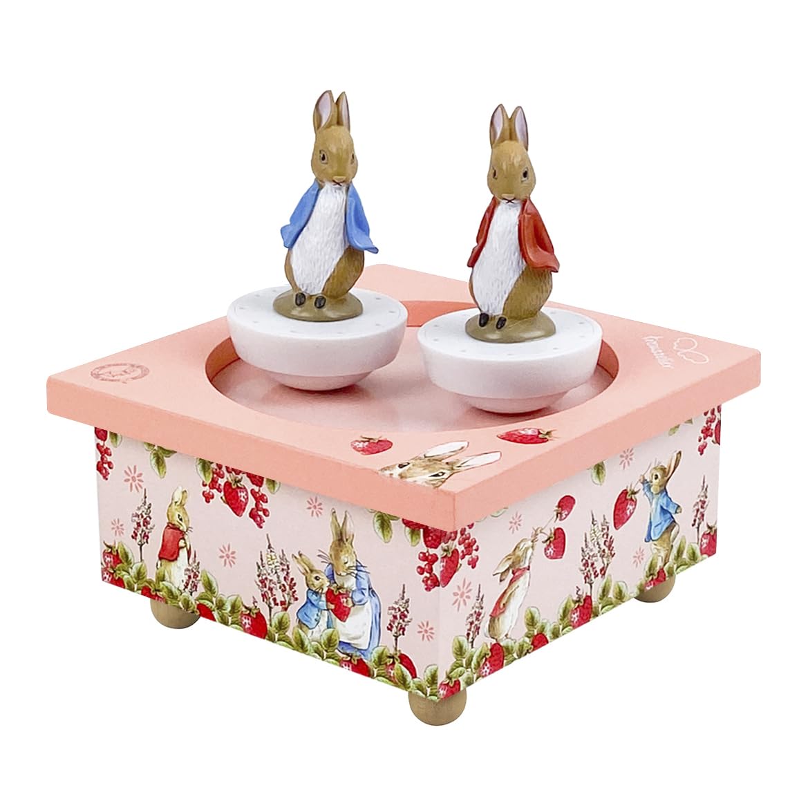 Trousselier 6260467 Peter Rabbit Dancing Characters Magnetic Music Box Music Box Music Box