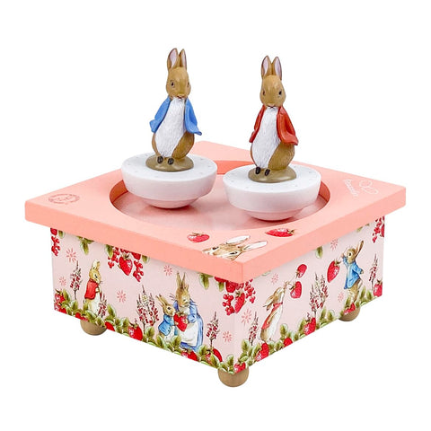 Trousselier 6260467 Peter Rabbit Dancing Characters Magnetic Music Box Music Box Music Box