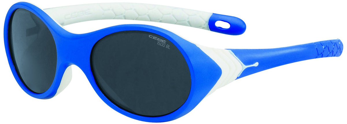 Cebe Unisex Child CBKANGA8 Kanga Sunglass - Matt Marine Blue White, 1-3 Years