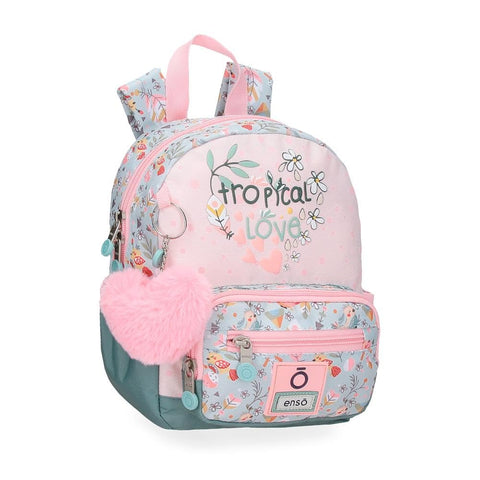 Enso Tropical Love Stroller Backpack Multicolor 19x24x10cm Polyester 4.56L, multicoloured, Rucksack