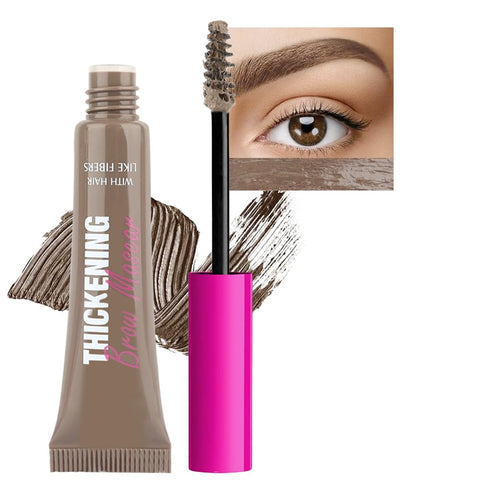 Kaely Thickening Brow Mascara,Tinted Eyebrow Gel Waterproof,Eyebrow Color Makeup,Brow Fast Sculpt,Vegan,Cruelty Free,maquillaje gel para cejas a prueba de agua,01 Taupe