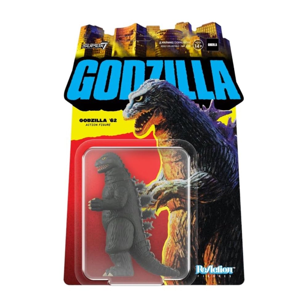 Super7 Toho Godzilla '62-3.75" Toho Godzilla Action Figure Classic Movie Collectibles and Retro Toys