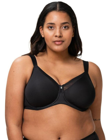 Triumph Womens True Shape Sensation W01 Minimizer Bra, Black, 42DD UK